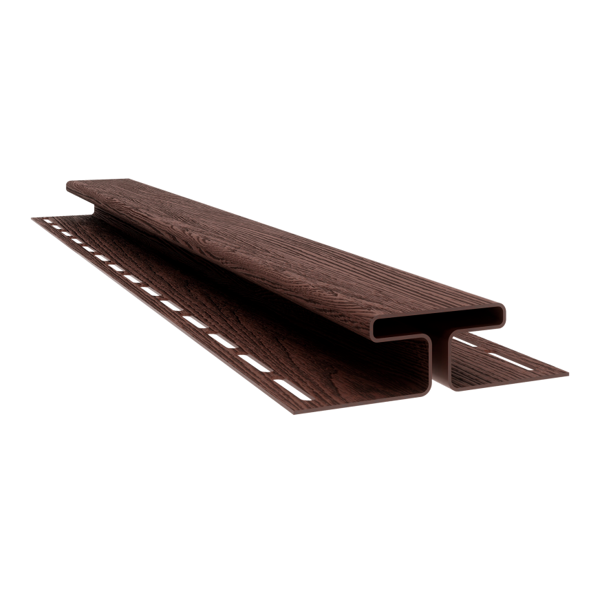 H-профиль соединительный Технониколь Фактур, Орех купить в Санкт-Петербурге