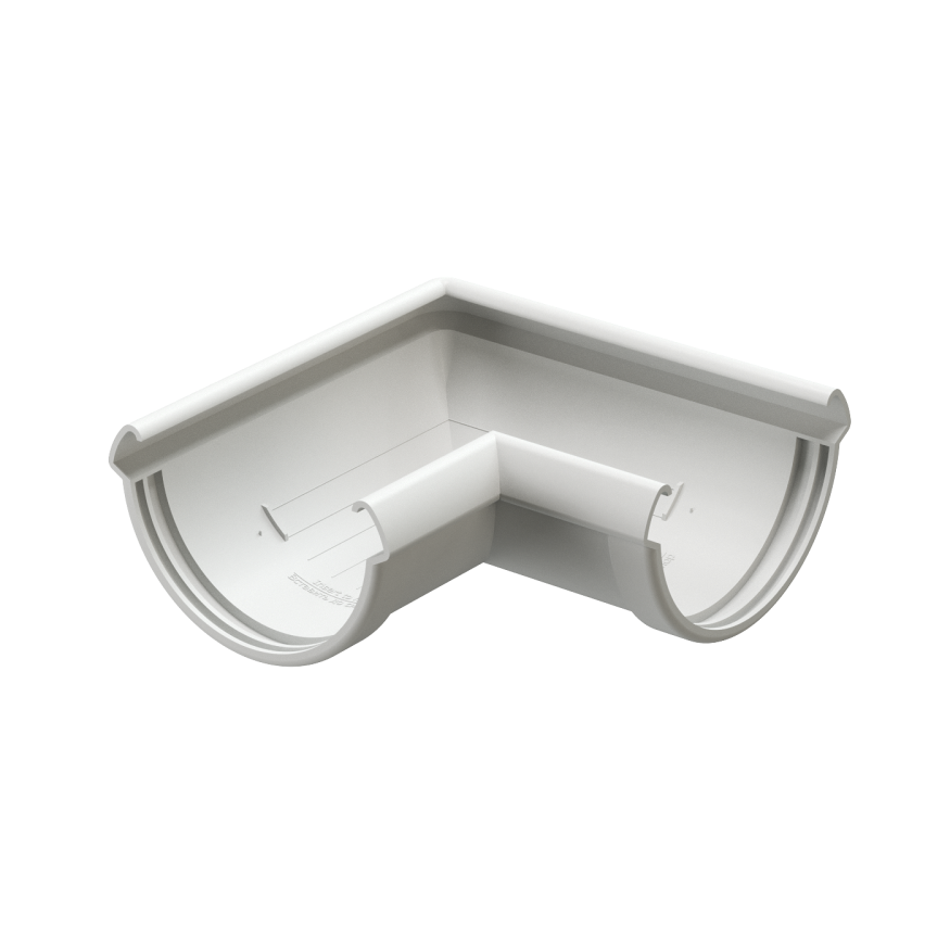 Угол желоба 90˚ Docke Lux, Пломбир купить в Санкт-Петербурге