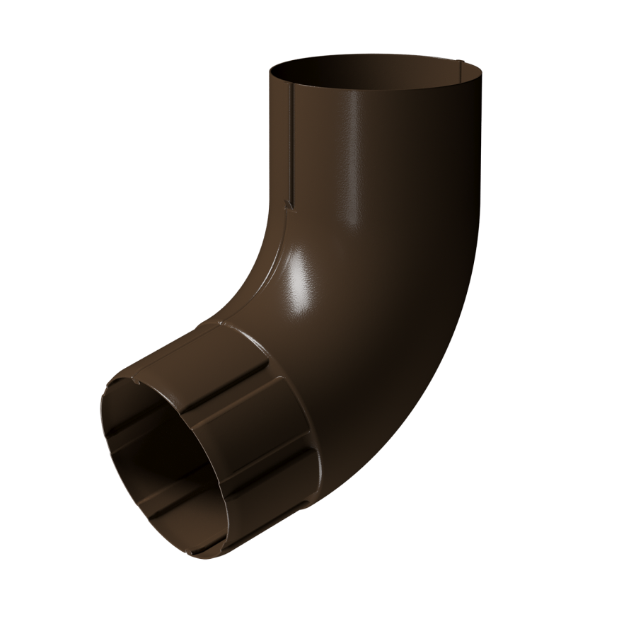 Колено 72˚ для водостока Docke Stal Premium, цвет Каштан. купить в Санкт-Петербурге