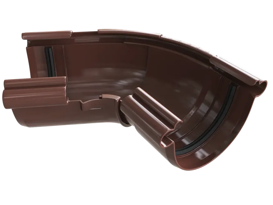 Угол желоба 120-145°, Альта-профиль, Элит Коричневый купить в Санкт-Петербурге