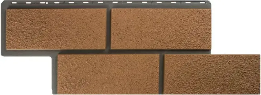 Фасадная панель Альта-Профиль Неаполитанский камень Персиковый купить в Санкт-Петербурге