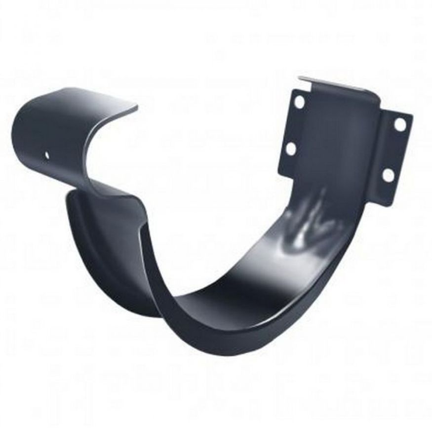 Держатель водосточного желоба Grand Line, серый (RAL 7024) купить в Санкт-Петербурге