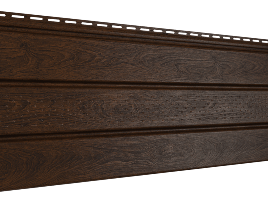 Софит PRO под дерево, Ю-пласт, Тёмный орех (без перфорации) купить в Санкт-Петербурге