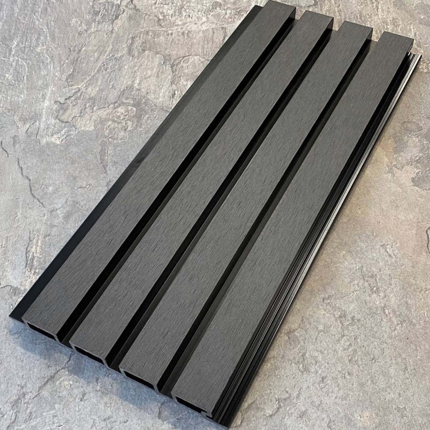 Фасадная реечная панель EasyDecking, Wood-X, Черное дерево купить в Санкт-Петербурге