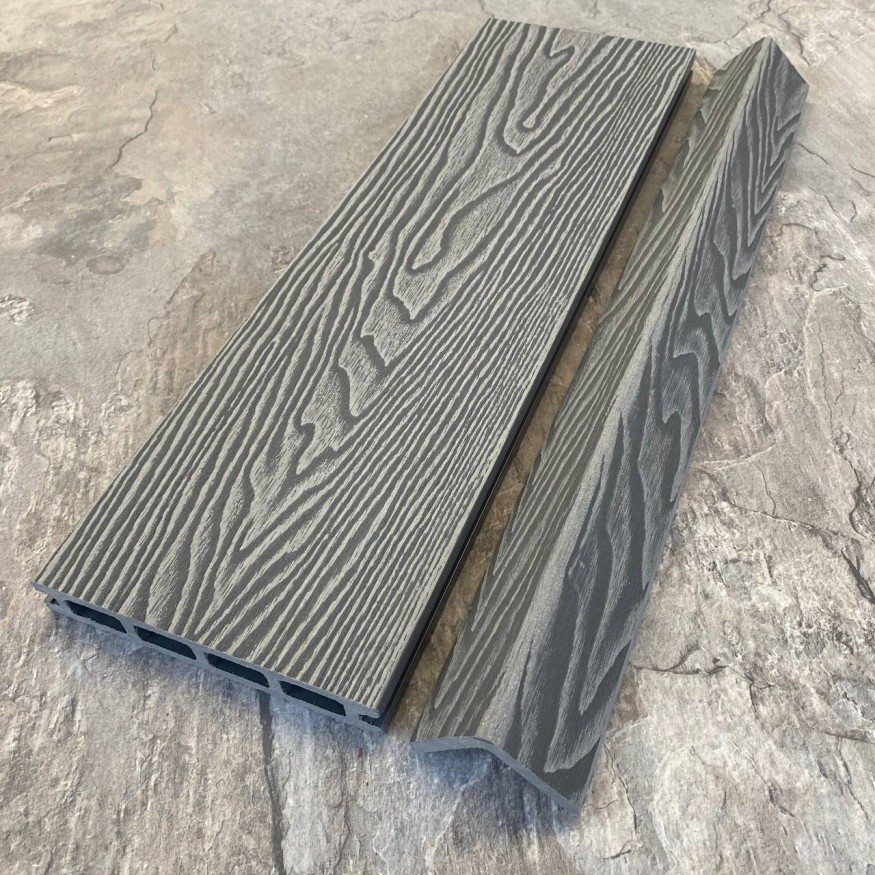 Террасная доска ДПК EasyDecking, Wood-X, Серый купить в Санкт-Петербурге