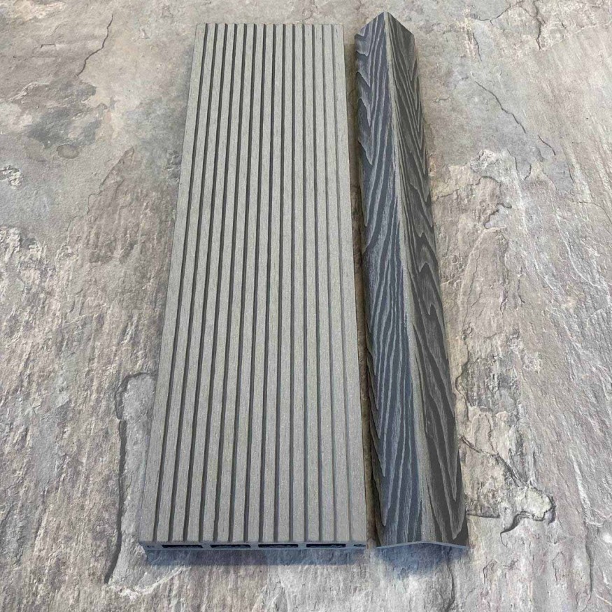 Террасная доска ДПК EasyDecking, Wood-X, Серый купить в Санкт-Петербурге