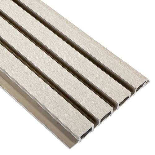 Фасадная реечная панель EasyDecking, Wood-X, Бежевый купить в Санкт-Петербурге