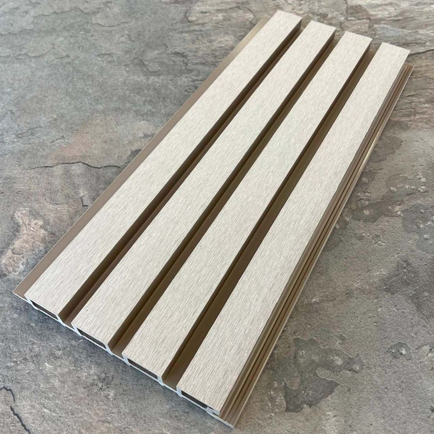 Фасадная реечная панель EasyDecking, Wood-X, Бежевый купить в Санкт-Петербурге