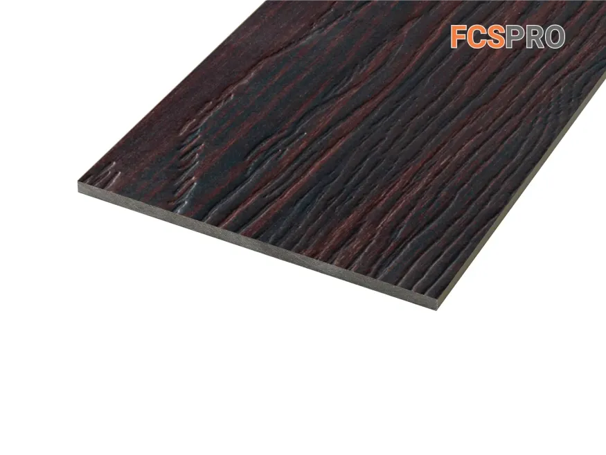 Фиброцементная панель FCSPRO Decor Wood Обожженное дерево купить в Санкт-Петербурге