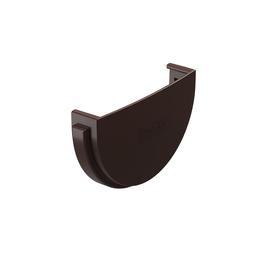 Заглушка для желоба Docke Standard, темно-коричневая. купить в Санкт-Петербурге