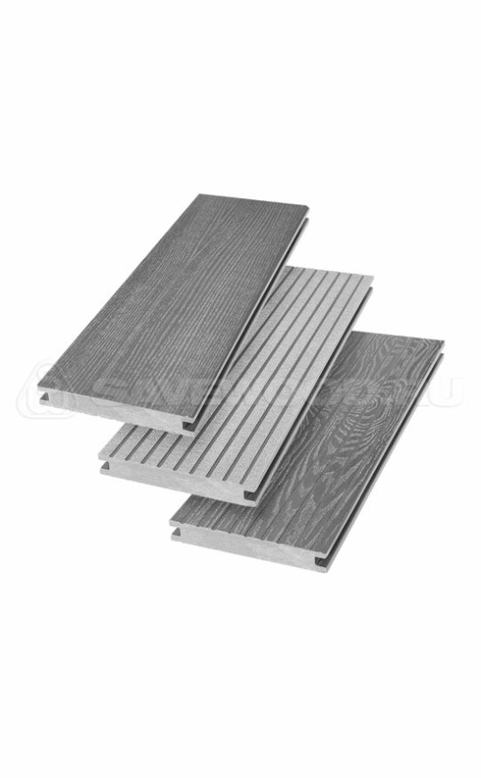 Террасная доска ДПК SaveWood, SW Fraxinus (R), Пепельный купить в Санкт-Петербурге