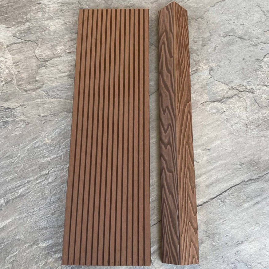 Террасная доска ДПК EasyDecking, Wood-X, Коричневый купить в Санкт-Петербурге