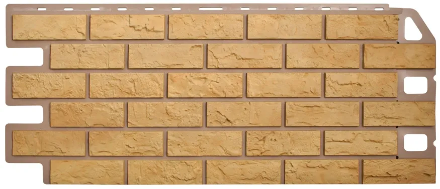 Фасадная панель Альта-профиль Кирпич Желтый купить в Санкт-Петербурге