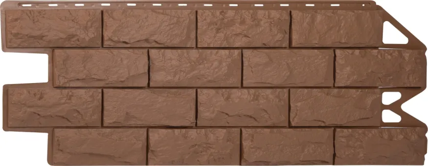 Фасадная панель Альта-Профиль, Фагот ЭКО, Терракотовый купить в Санкт-Петербурге