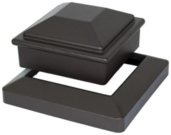 Комплект алюминиевой крышки и юбки для столба Polivan SINGARAJA. купить в Санкт-Петербурге