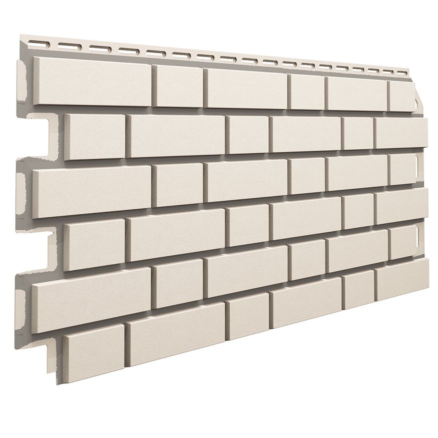 Фасадная панель ТЕХНОНИКОЛЬ Оптима Клинкер, Слоновая кость купить в Санкт-Петербурге