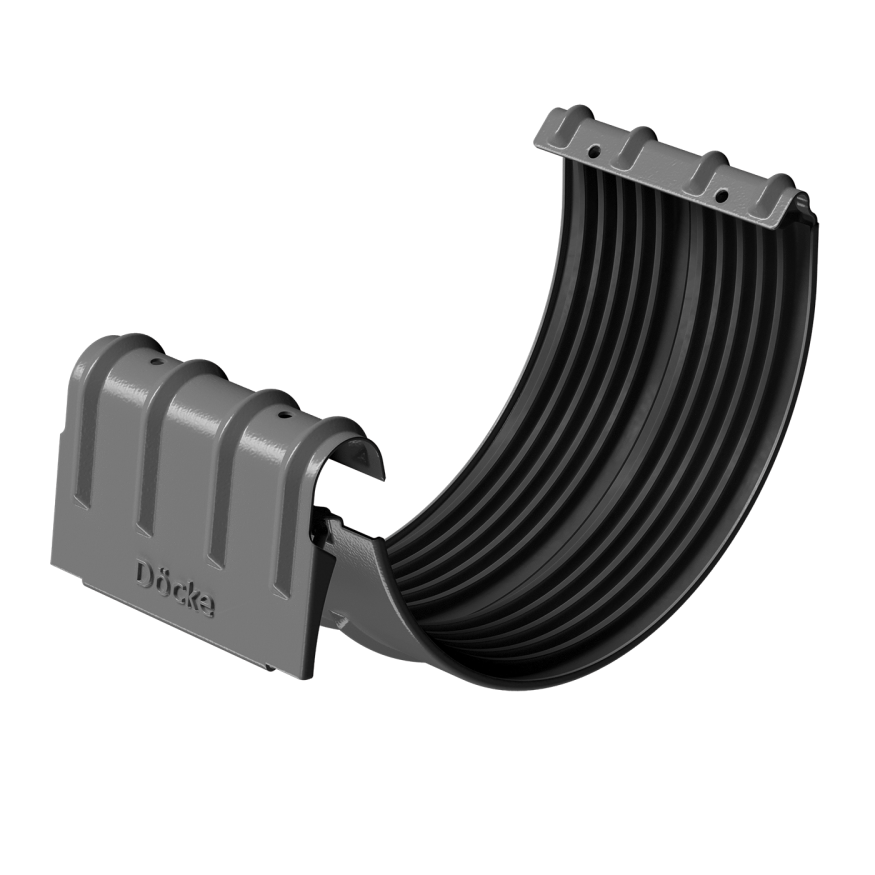 Соединитель желобов Docke Stal Premium, Цвет графит купить в Санкт-Петербурге