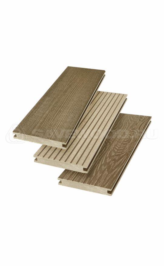 Террасная доска ДПК SaveWood, SW Fraxinus (R), Тик купить в Санкт-Петербурге