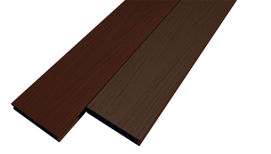 Mahogany / Milk Chocolate | Двухсторонняя террасная доска WOODVEX Dual купить в Санкт-Петербурге