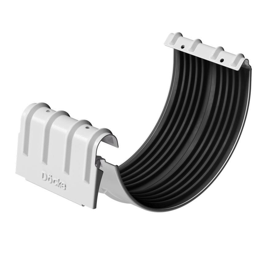 Соединитель желобов Docke Stal Premium, цвет Пломбир купить в Санкт-Петербурге