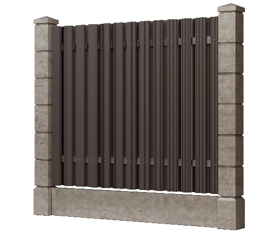 Заборная доска GRINDERDECO, ДПК, с тиснением &amp;quot;дуб&amp;quot;, цвет Асфальт. купить в Санкт-Петербурге