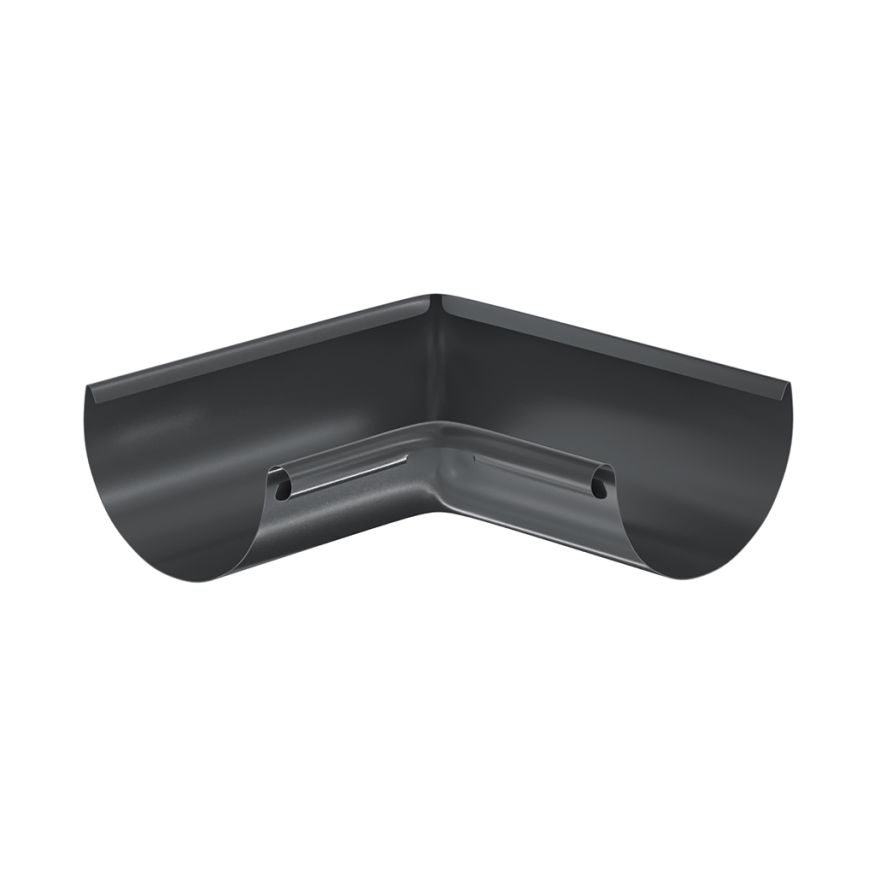 Угол желоба внутренний 90° Aquasystem, RAL 7024 Тёмно-серый 125/90 купить в Санкт-Петербурге