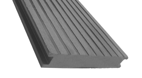 Террасная доска ECODECKING Premium из ДПК в сером цвете купить в Санкт-Петербурге