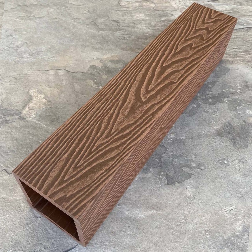 Столб для ограждения из ДПК EasyDecking, Wood-X, Коричневый купить в Санкт-Петербурге