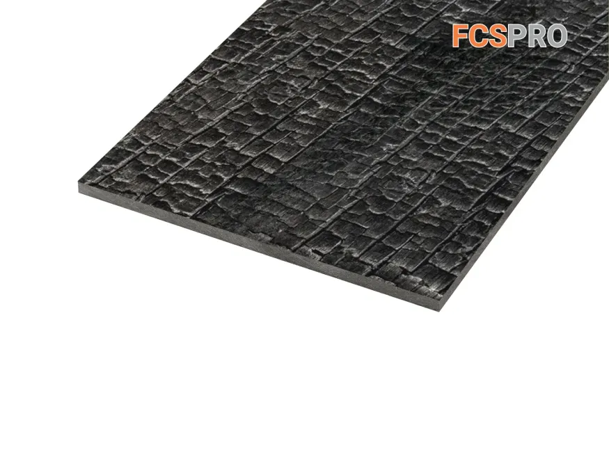 Фиброцементная панель FCSPRO Decor Wood Угольное купить в Санкт-Петербурге