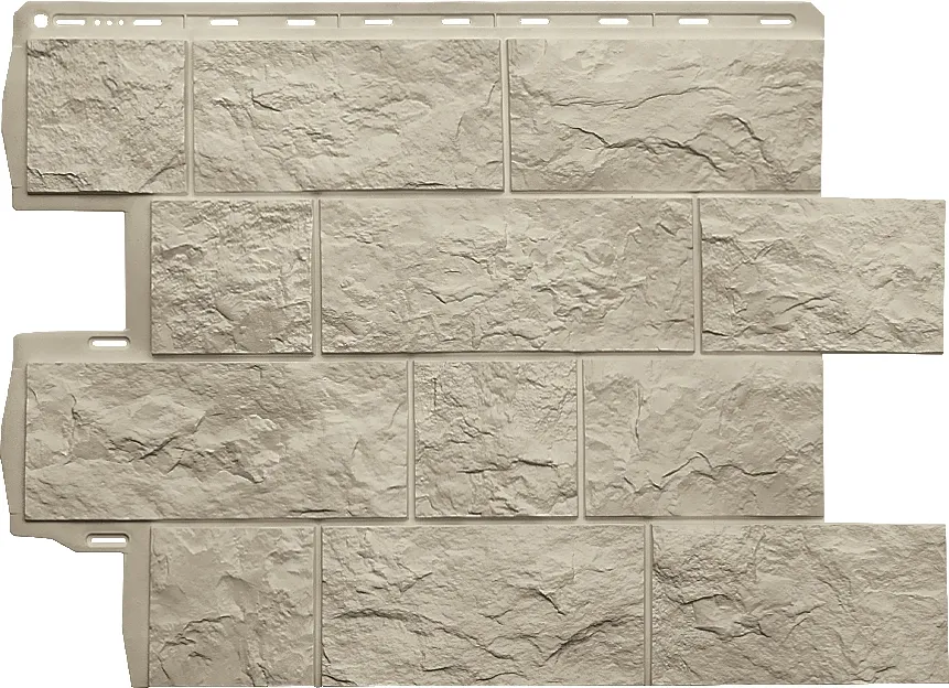 Фасадная панель Альта-Профиль, Туф ЭКО, Кремовый купить в Санкт-Петербурге