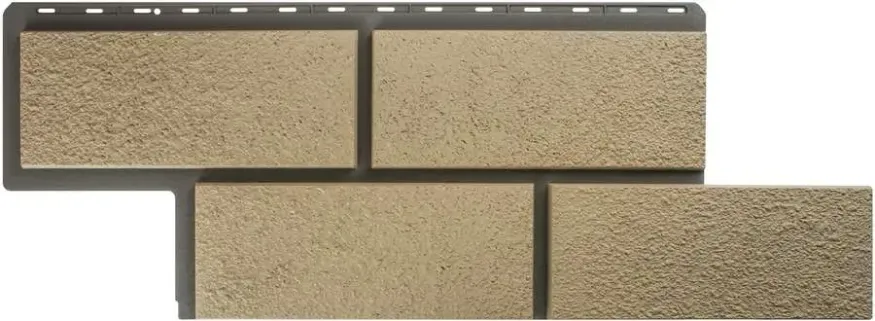 Фасадная панель Альта-Профиль Неаполитанский камень Слоновая Кость купить в Санкт-Петербурге