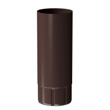 Водосточная труба 1 м Docke Stal Premium, цвет Шоколад