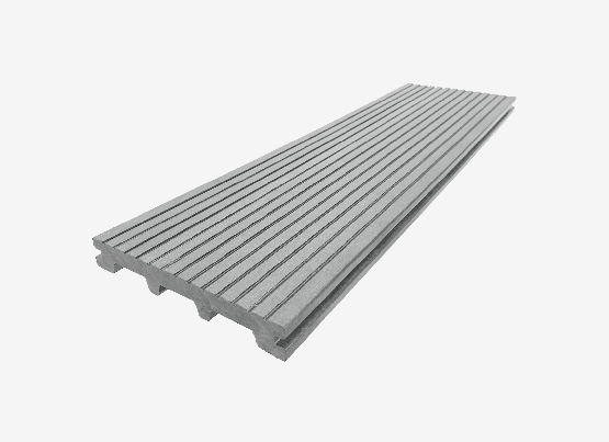 Террасная доска из ДПК RusDecking Unodeck Titanio - Цвет Серый купить в Санкт-Петербурге