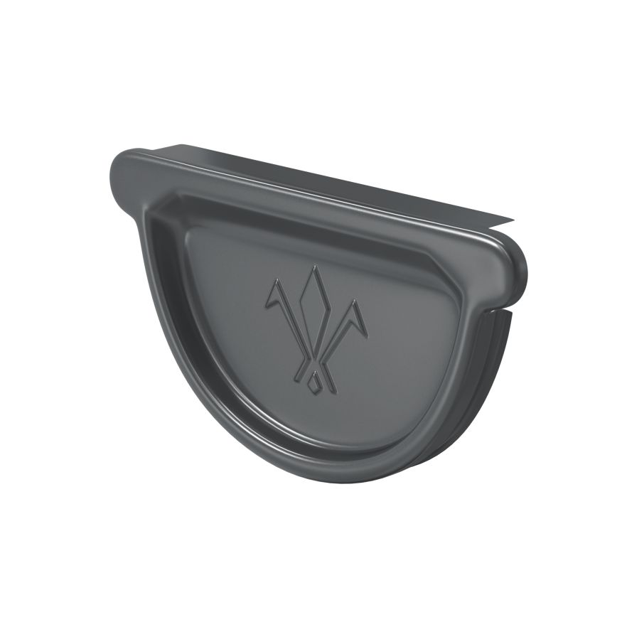 Заглушка универсальная с резиновым уплотнителем Aquasystem, RAL 7024 Тёмно-серый 150/100 купить в Санкт-Петербурге