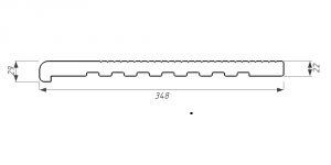 Ступени из ДПК WOODVEX Select в цвете Венге купить в Санкт-Петербурге