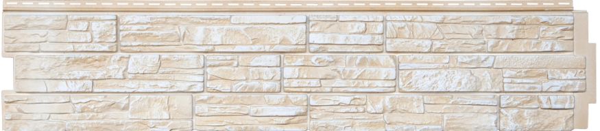 Фасадная панель Grand Line (Я Фасад), Крымский сланец, Слоновая кость купить в Санкт-Петербурге