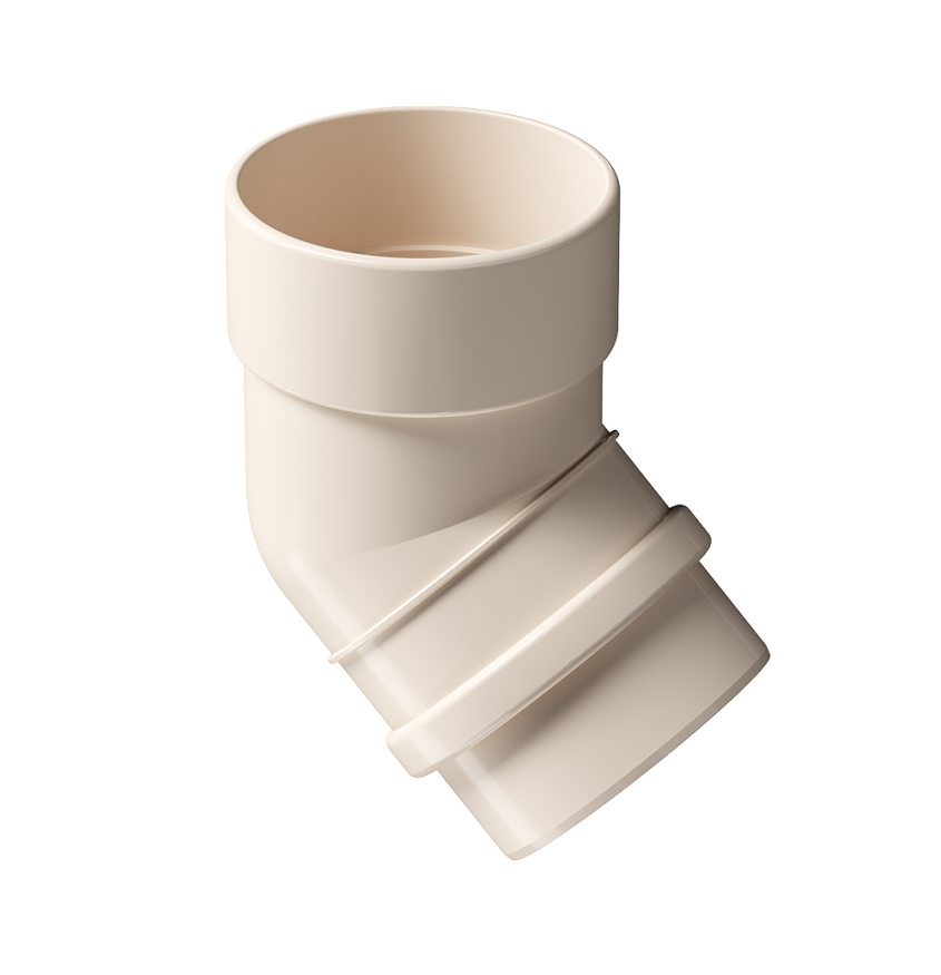 Колено водосточное 45˚ Docke Lux, Латте купить в Санкт-Петербурге