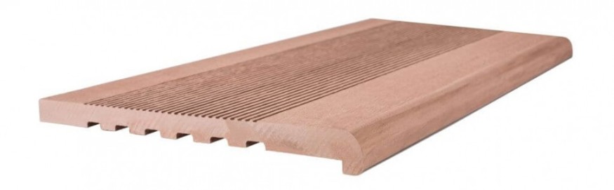 Ступени из ДПК NanoWood - Какао, полнотелые купить в Санкт-Петербурге