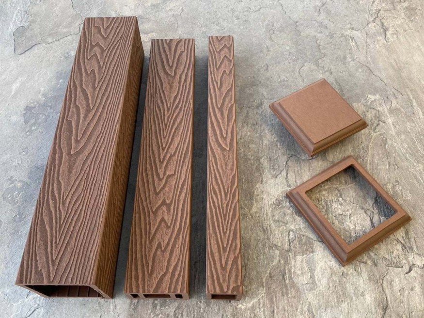 Перила для ограждений из ДПК EasyDecking, Wood-X, Коричневый купить в Санкт-Петербурге