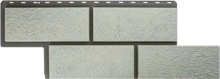 Фасадная панель Альта-Профиль Неаполитанский камень Белый купить в Санкт-Петербурге