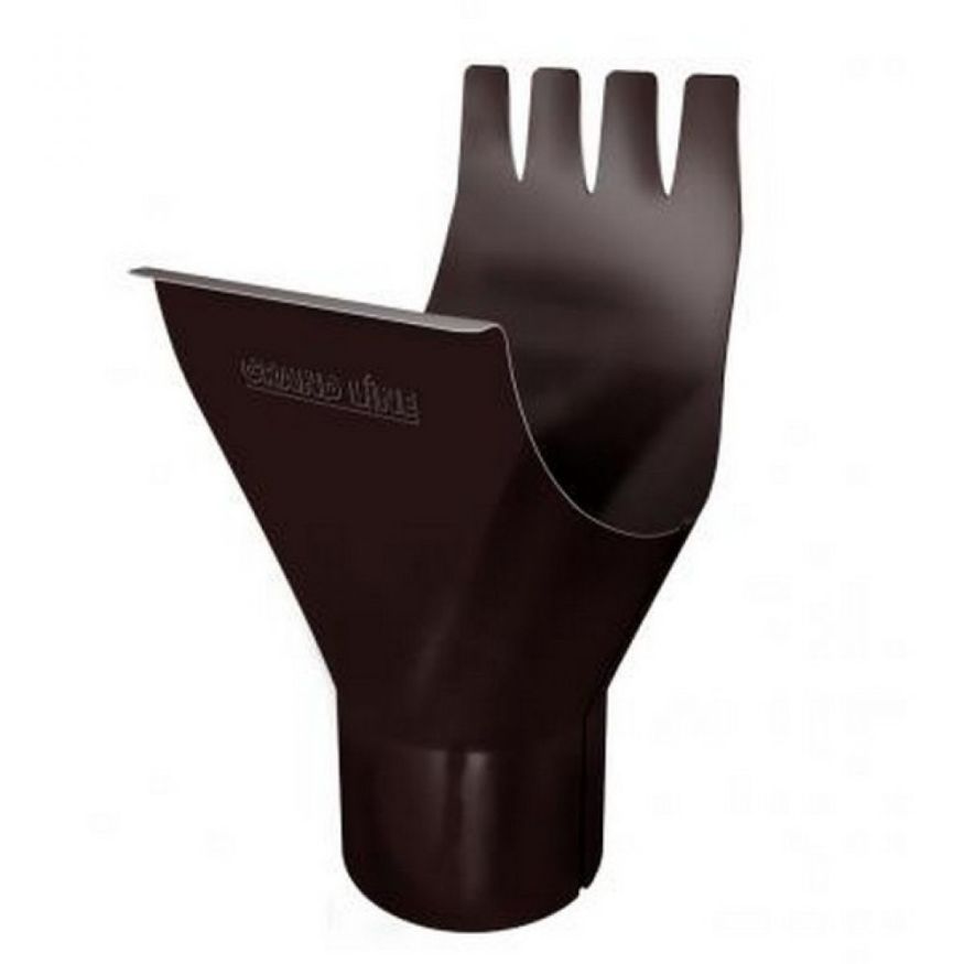 Водосточная воронка Grand Line, коричневая (RAL 8017) купить в Санкт-Петербурге