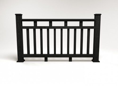 Ограждение из древесно-полимерного композита FG8 кварц купить в Санкт-Петербурге