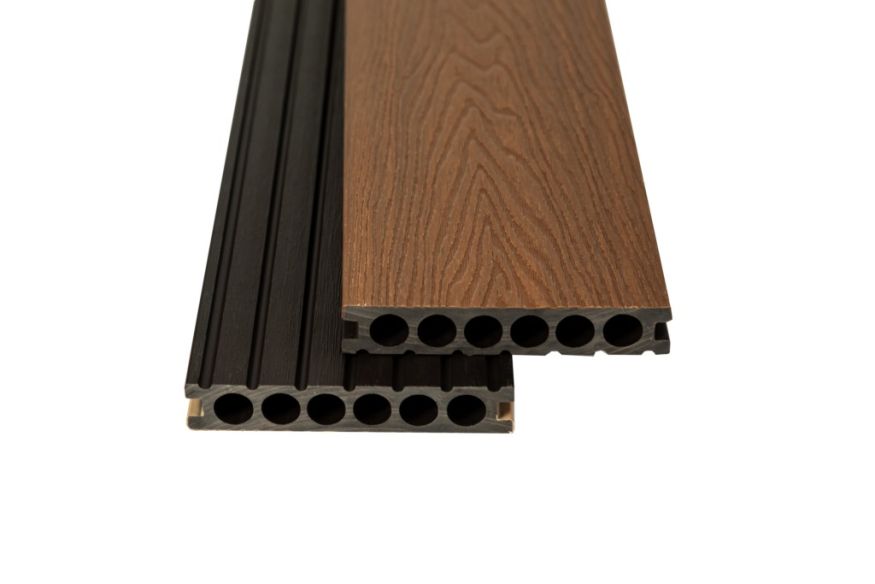 Террасная доска Ecodecking Скай коэкструзия Тик купить в Санкт-Петербурге