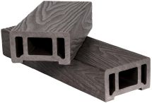 Поручень Polivan SINGARAJA с 3D текстурой дерева, темно-коричневый цвет.