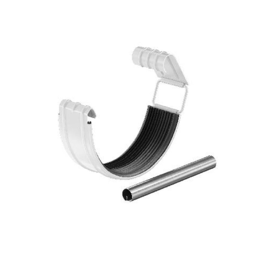 Соединитель желоба с резиновым уплотнителем Aquasystem RR 20, белый, 125/90 купить в Санкт-Петербурге