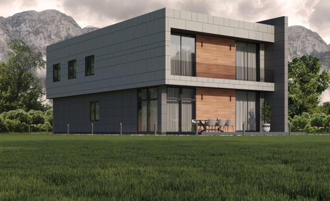 Фиброцементный сайдинг Roofas COLOR Line Светло-серый купить в Санкт-Петербурге
