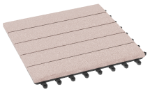 Модульный паркет ДПК GRINDERDECO Комфорт 3 Светлый дуб