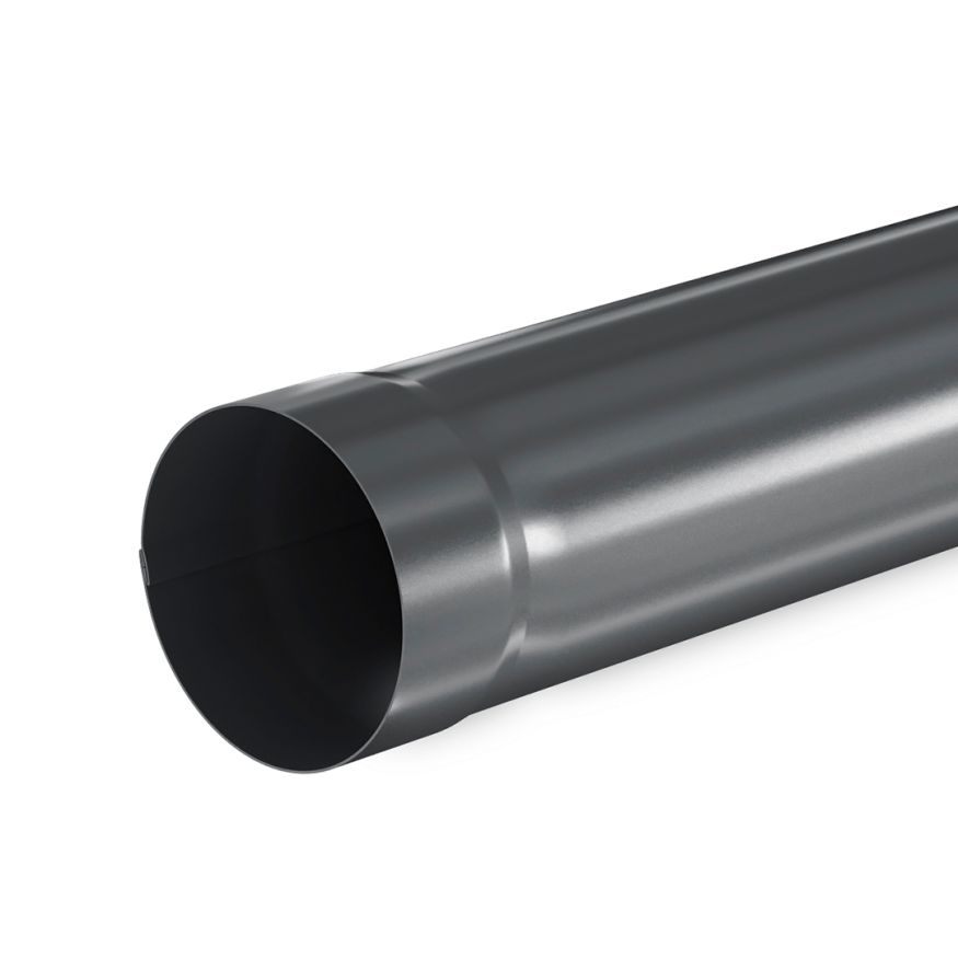 Труба водосточная Aquasystem, RAL 7024 Тёмно-серый 1000мм 150/100 купить в Санкт-Петербурге