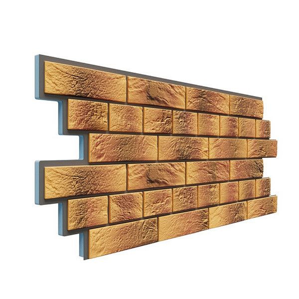 Фасадная термопанель Доломит Венецианский кирпич 20мм, Нарва купить в Санкт-Петербурге