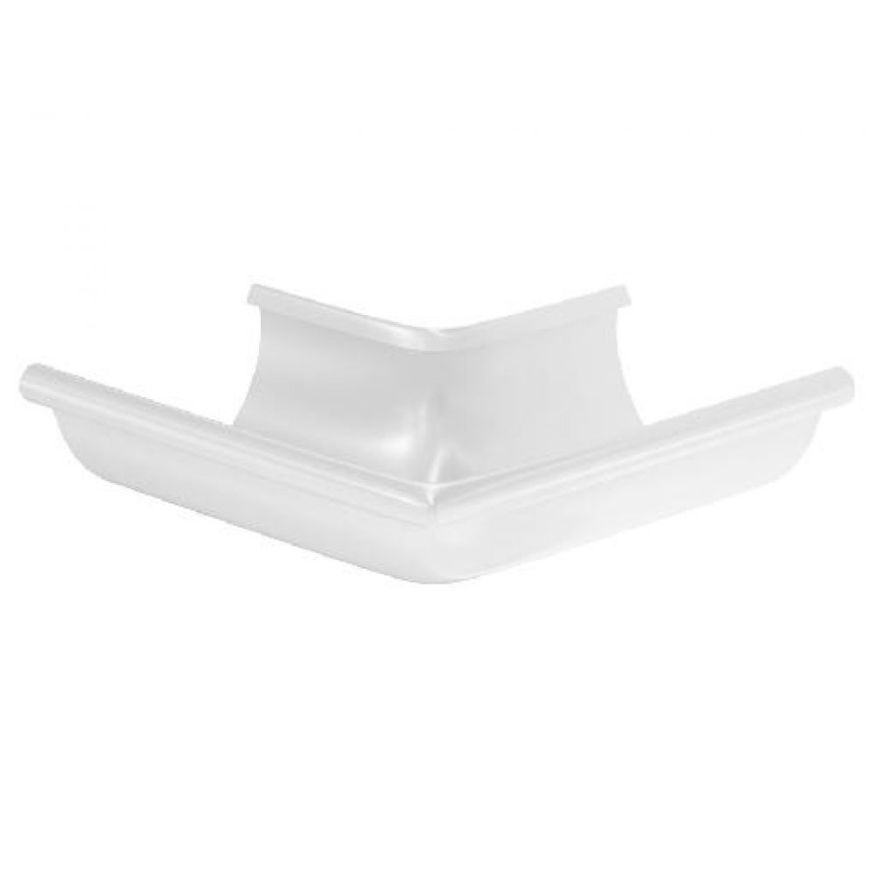 Угол желоба внешний 90°, Aquasystem, RR 20 Белый 125/90 купить в Санкт-Петербурге